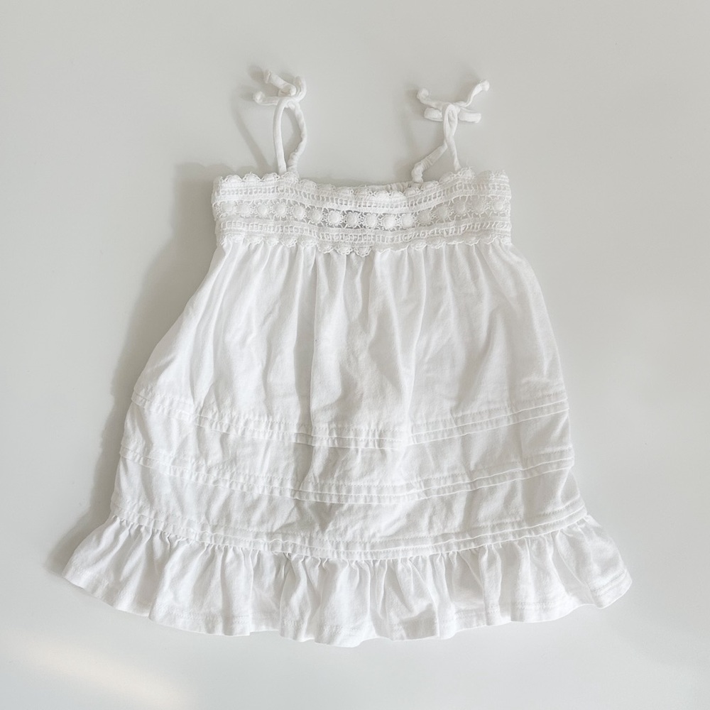 Baby Gap White Dress (3-6m)